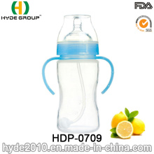 BPA-freie Lebensmittelqualität Kunststoff Baby Babyflasche (HDP-0709)